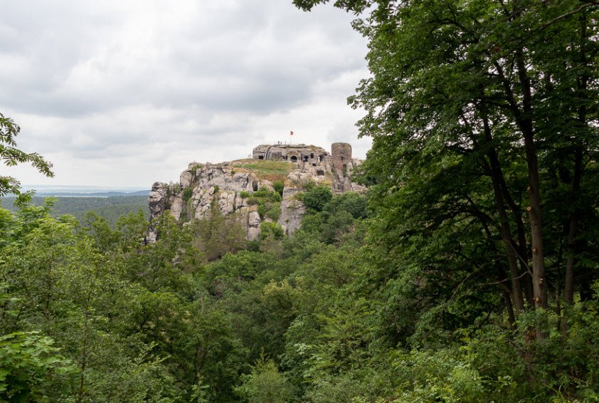 Stempelstelle HWN Burgen &amp; Schlösser, Ruine Heinrichsburg, Quedlinburg, Germany, Germany